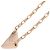 Collana Pendente Mini Triangolo Prada in Oro Rosa 18K - vista 2