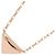 Collana Pendente Mini Triangolo Prada in Oro Rosa 18K - vista 3
