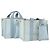 Hermès HERMES Borsa a Mano Bora Bora MM in Tela 2 Set Azzurro Baby Argento Auth mr1842 Blu chiaro
