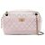 Mademoiselle Borsa a Spalla Chanel Rosa e Beige - Anni 2000 Sabbia
