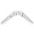 Chanel Logoed Boomerang - 2000s White Grey Sand