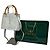 Bamboo Vintage Gucci Wildleder 2Way Bambus Handtasche Hellblau Golden