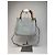 Bamboo Vintage Gucci Wildleder 2Way Bambus Handtasche Hellblau Golden - Ansicht 5
