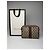 Clutch in pelle monogramma Ophidia vintage Gucci grigio marrone - vista 8