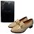 Céline Vintage Celine Lackleder Slipper Beige