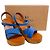 Autre Marque Sandali con zeppa in sughero Gukara in suede blu cobalto K.Jacques - vista 6