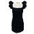 Robe bustier mini cocktail en tulle à pois noirs froncés d'Alexandre Vauthier