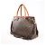 Borsa Louis Vuitton Pallas MM Monogram 2Way in marrone e bordeaux M40906 Bordò - vista 2