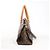 Borsa Louis Vuitton Pallas MM Monogram 2Way in marrone e bordeaux M40906 Bordò - vista 5