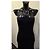 Paco Rabanne Piercing Maxikleid Schwarz Viskose - Ansicht 2