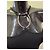 Paco Rabanne Piercing Maxikleid Schwarz Viskose - Ansicht 8