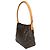Borsa a Spalla Looping MM di Louis Vuitton Marrone Monogramma - vista 3