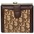 Vintage Dior Oblique Monogram Leather Wallet Brown