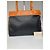 Vintage Courreges Lederhandtasche schwarz und braun - Ansicht 7