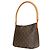 Borsa a Spalla Looping MM di Louis Vuitton Marrone Monogramma - vista 3