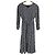 Autre Marque Kumikyoku Langarm-Maxikleid mit V-Ausschnitt und Blumenprint Blau