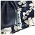 Autre Marque Kumikyoku Langarm-Maxikleid mit V-Ausschnitt und Blumenprint Blau - Ansicht 5