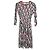 Autre Marque Pierre Cardin Kleid Schwarz Pink Weiß