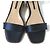 Autre Marque Sandali Espadrilles in Seta Satinata Sunny di Pellico Blu Blu navy - vista 4