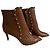 Botines Rockstud de Valentino Garavani Castaño