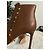 Botines Rockstud de Valentino Garavani Castaño - vista 4