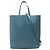 Céline Borsa a mano verticale in pelle di vitello grana blu Celine piccola Blu navy