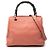 Bamboo Borsa shopper piccola in pelle di vitello rosa Gucci con bambù