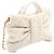 Chanel Weiß Mini CC Tweed Bogen Handtasche Roh - Ansicht 2