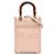 Fendi Mini Borsa Sunshine Shopper in Pelle Rosa
