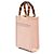 Fendi Mini Borsa Sunshine Shopper in Pelle Rosa - vista 2