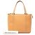 Braune Leder-Tote von Burberry Karamell - Ansicht 8