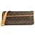 Borsa a spalla lunga Monogram Popincourt di Louis Vuitton Marrone