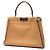 Borsa Fendi Selleria Peekaboo Marrone Bordò - vista 2