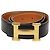 Hermès Hermes Constance H Reversible Belt Brown Black