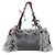 Borsa a tracolla Chanel Tweed Pelle e Pelliccia Nero Bianco Rosso Beige - vista 2