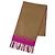 Sciarpa bicolore Loewe in lana e cashmere rosa beige