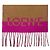 Sciarpa bicolore Loewe in lana e cashmere rosa beige - vista 5