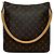 Borsa Looping GM Louis Vuitton Marrone Monogramma