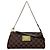 Borsa Eva 2 in 1 Louis Vuitton Marrone Damier ebene - vista 2