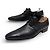 SCARPE LOUIS VUITTON OXFORD DAMIER DERBY 10.5 44.5 IN PELLE NERA Nero