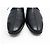 SCARPE LOUIS VUITTON OXFORD DAMIER DERBY 10.5 44.5 IN PELLE NERA Nero - vista 4