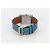 Hermès RELÓGIO HERMES HEURE H HH1.510 QUARTZ 34 MM EM AÇO E COURO AZUL Prata - vista 5