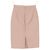 Falda lápiz hasta la rodilla Cammeo en nylon rosa de Miu Miu Castaño Carne - vista 2