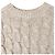 Brunello Cucinelli Pailletten-Strickpullover aus beige Seide und Leinen - Ansicht 5