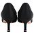 Pumps Hangisi 70 Manolo Blahnik in raso nero - vista 3