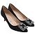 Pumps Hangisi 70 Manolo Blahnik in raso nero - vista 4