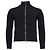 Cardigan con zip Theory in cotone nero