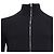 Cardigan con zip Theory in cotone nero - vista 2