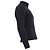 Cardigan con zip Theory in cotone nero - vista 3