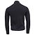 Cardigan con zip Theory in cotone nero - vista 4